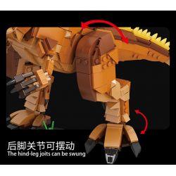 FORANGE FC6255 6255 non  KHỦNG LONG KHỔNG LỒ bộ đồ chơi xếp lắp ráp ghép mô hình Creator Expert GIGANOTOSAURUS Chuyên Gia Sáng Tạo 1013 khối