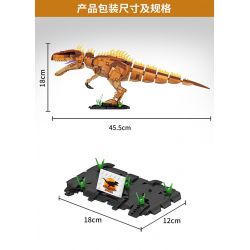 FORANGE FC6255 6255 non  KHỦNG LONG KHỔNG LỒ bộ đồ chơi xếp lắp ráp ghép mô hình Creator Expert GIGANOTOSAURUS Chuyên Gia Sáng Tạo 1013 khối