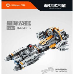IM.MASTER QIHUI 6812 non  CHIẾN BINH bộ đồ chơi xếp lắp ráp ghép mô hình  MECHANICAL MASTER Kỹ Thuật Công Nghệ Cao Mô Hình Phương Tiện 1146 khối