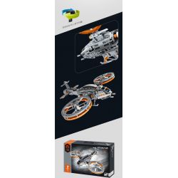 IM.MASTER QIHUI 6811 non  CHIẾN BINH bộ đồ chơi xếp lắp ráp ghép mô hình  MECHANICAL MASTER Kỹ Thuật Công Nghệ Cao Mô Hình Phương Tiện 1020 khối