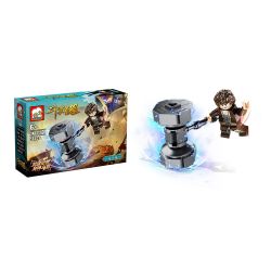 ELEPHANT JX1206 1206 non  DOULUO ĐÁNH THỨC 8 NHÂN VẬT NHỎ bộ đồ chơi xếp lắp ráp ghép mô hình Collectable Minifigures Búp Bê Sưu Tầm