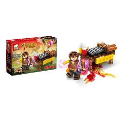 ELEPHANT JX1206 1206 non  DOULUO ĐÁNH THỨC 8 NHÂN VẬT NHỎ bộ đồ chơi xếp lắp ráp ghép mô hình Collectable Minifigures Búp Bê Sưu Tầm