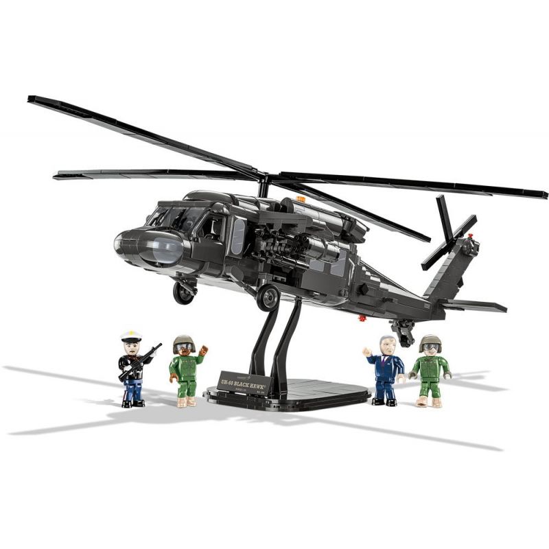 COBI CHARACTER BUILDING 5816 non  MÁY BAY TRỰC THĂNG UH-60 BLACK HAWK bộ đồ chơi xếp lắp ráp ghép mô hình Military Army UH-60 BLACK HAWK HELICOPTER Quân Sự Bộ Đội 1080 khối
