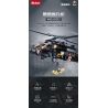 SLUBAN M38-B1012 B1012 1012 M38B1012 38-B1012 non  MÁY BAY TRỰC THĂNG DIỀU HÂU ĐEN bộ đồ chơi xếp lắp ráp ghép mô hình Military Army Quân Sự Bộ Đội 692 khối