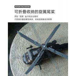 SLUBAN M38-B1012 B1012 1012 M38B1012 38-B1012 non  MÁY BAY TRỰC THĂNG DIỀU HÂU ĐEN bộ đồ chơi xếp lắp ráp ghép mô hình Military Army Quân Sự Bộ Đội 692 khối