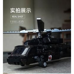 SLUBAN M38-B1012 B1012 1012 M38B1012 38-B1012 non  MÁY BAY TRỰC THĂNG DIỀU HÂU ĐEN bộ đồ chơi xếp lắp ráp ghép mô hình Military Army Quân Sự Bộ Đội 692 khối