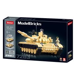 SLUBAN M38-B1011 B1011 1011 M38B1011 38-B1011 non  XE TĂNG CHIẾN ĐẤU CHỦ LỰC BIẾN THỂ KÉP T-72B3 T72M1 bộ đồ chơi xếp lắp ráp ghép mô hình Military Army Quân Sự Bộ Đội 770 khối