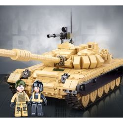 SLUBAN M38-B1011 B1011 1011 M38B1011 38-B1011 non  XE TĂNG CHIẾN ĐẤU CHỦ LỰC BIẾN THỂ KÉP T-72B3 T72M1 bộ đồ chơi xếp lắp ráp ghép mô hình Military Army Quân Sự Bộ Đội 770 khối