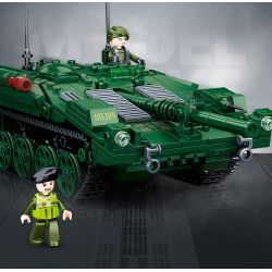 SLUBAN M38-B1010 B1010 1010 M38B1010 38-B1010 non  XE TĂNG CHIẾN ĐẤU CHỦ LỰC STRV-103 bộ đồ chơi xếp lắp ráp ghép mô hình Military Army Quân Sự Bộ Đội 692 khối