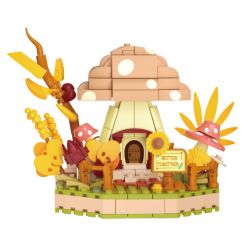 WEKKI 516154 non  CHIA SẺ GIÓ MÙA THU bộ đồ chơi xếp lắp ráp ghép mô hình FLY IN AUTUMN WIND