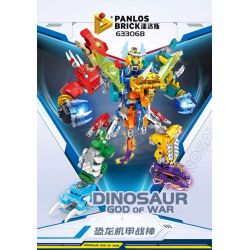 PanlosBrick 633068 Panlos Brick 633068 non  KHỦNG LONG MECH ARES bộ đồ chơi xếp lắp ráp ghép mô hình God Of War DINOSAUR GOD OF WAR Chiến Thần 691 khối