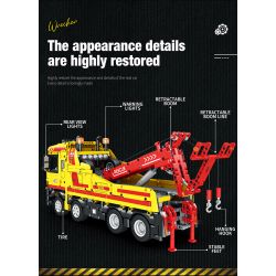 REOBRIX 22012 non  XE CỨU HỘ bộ đồ chơi xếp lắp ráp ghép mô hình  WRECKER Kỹ Thuật Công Nghệ Cao Mô Hình Phương Tiện 1910 khối