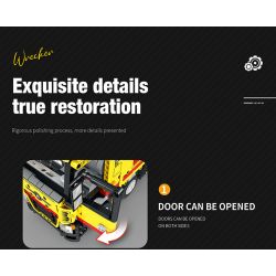 REOBRIX 22012 non  XE CỨU HỘ bộ đồ chơi xếp lắp ráp ghép mô hình  WRECKER Kỹ Thuật Công Nghệ Cao Mô Hình Phương Tiện 1910 khối