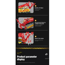 REOBRIX 22012 non  XE CỨU HỘ bộ đồ chơi xếp lắp ráp ghép mô hình  WRECKER Kỹ Thuật Công Nghệ Cao Mô Hình Phương Tiện 1910 khối