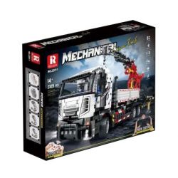 REOBRIX 22011 non  XE NÂNG bộ đồ chơi xếp lắp ráp ghép mô hình  MECHANICAL CRANE TRUCK Kỹ Thuật Công Nghệ Cao Mô Hình Phương Tiện 2328 khối