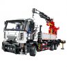 REOBRIX 22011 non  XE NÂNG bộ đồ chơi xếp lắp ráp ghép mô hình  MECHANICAL CRANE TRUCK Kỹ Thuật Công Nghệ Cao Mô Hình Phương Tiện 2328 khối