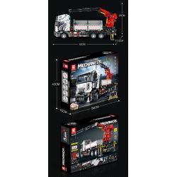 REOBRIX 22011 non  XE NÂNG bộ đồ chơi xếp lắp ráp ghép mô hình  MECHANICAL CRANE TRUCK Kỹ Thuật Công Nghệ Cao Mô Hình Phương Tiện 2328 khối