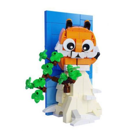 QIZHILE E02703 02703 non  TRÊN ĐỈNH LẠNH QUÁ bộ đồ chơi xếp lắp ráp ghép mô hình Creator HIGH POSITION Sáng Tạo 309 khối