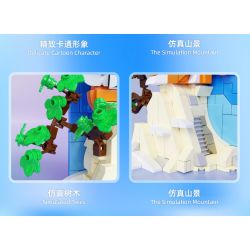 QIZHILE E02703 02703 non  TRÊN ĐỈNH LẠNH QUÁ bộ đồ chơi xếp lắp ráp ghép mô hình Creator HIGH POSITION Sáng Tạo 309 khối