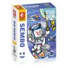 SEMBO 708303C non  BẮT NGƯỜI NGOÀI HÀNH TINH GIÁ ĐỠ ĐIỆN THOẠI bộ đồ chơi xếp lắp ráp ghép mô hình Creator Sáng Tạo 418 khối