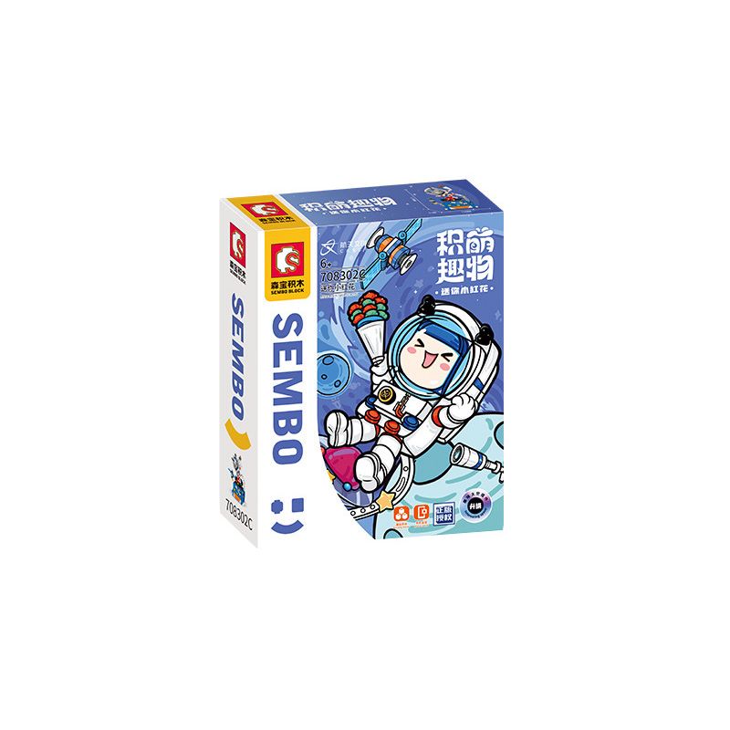 SEMBO 708302C non  GỬI BẠN GIÁ ĐỠ ĐIỆN THOẠI BÔNG HOA NHỎ MÀU ĐỎ bộ đồ chơi xếp lắp ráp ghép mô hình Creator Sáng Tạo 385 khối