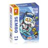 SEMBO 708301C non  GIÁ ĐỠ ĐIỆN THOẠI DI ĐỘNG SPACE WALK bộ đồ chơi xếp lắp ráp ghép mô hình Creator Sáng Tạo 385 khối