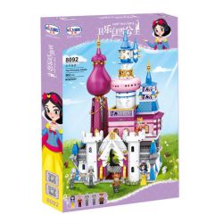 Winner 8092 non  LÂU ĐÀI CÔNG CHÚA bộ đồ chơi xếp lắp ráp ghép mô hình Snow White Princess THE PRINCESS CASTLE Nàng Bạch Tuyết 902 khối