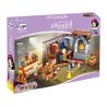 Winner 8090 non  NGÔI NHÀ LÙN HẠNH PHÚC bộ đồ chơi xếp lắp ráp ghép mô hình Snow White Princess HOUSE OF DWARVES Nàng Bạch Tuyết 379 khối