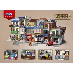 XINGBAO XB-01038 01038 XB01038 non  LÀNG ĐÔ THỊ TIỆM HỚT TÓC FARALI bộ đồ chơi xếp lắp ráp ghép mô hình Creator Sáng Tạo