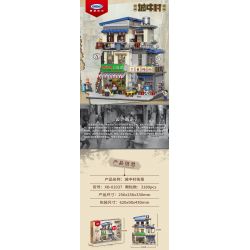 XINGBAO XB-01037 01037 XB01037 non  QUÁN PHỞ ANH EM THÀNH PHỐ bộ đồ chơi xếp lắp ráp ghép mô hình Creator Sáng Tạo 3180 khối