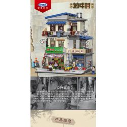 XINGBAO XB-01037 01037 XB01037 non  QUÁN PHỞ ANH EM THÀNH PHỐ bộ đồ chơi xếp lắp ráp ghép mô hình Creator Sáng Tạo 3180 khối