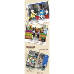 XINGBAO XB-01037 01037 XB01037 non  QUÁN PHỞ ANH EM THÀNH PHỐ bộ đồ chơi xếp lắp ráp ghép mô hình Creator Sáng Tạo 3180 khối