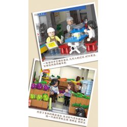 XINGBAO XB-01037 01037 XB01037 non  QUÁN PHỞ ANH EM THÀNH PHỐ bộ đồ chơi xếp lắp ráp ghép mô hình Creator Sáng Tạo 3180 khối