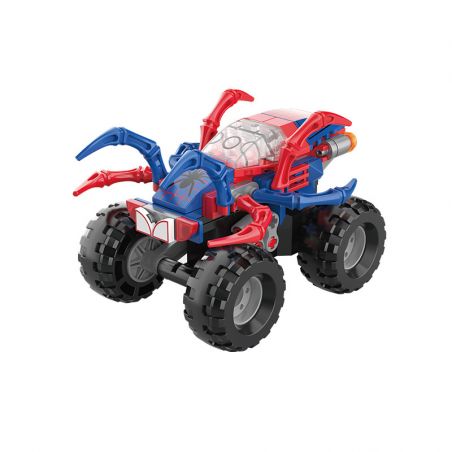 JAKI JK9038 9038 non  WILD SPIDER MONSTER TRUCK KÉO LẠI XE bộ đồ chơi xếp lắp ráp ghép mô hình Racers THE UNIVERSE OF CARS Đua Tốc Độ 90 khối