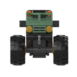 JAKI JK9035 9035 non  XE TẢI QUÁI VẬT OFF-ROAD CỰC KỲ PHỔ BIẾN KÉO LÙI bộ đồ chơi xếp lắp ráp ghép mô hình Racers THE UNIVERSE OF CARS Đua Tốc Độ 83 khối