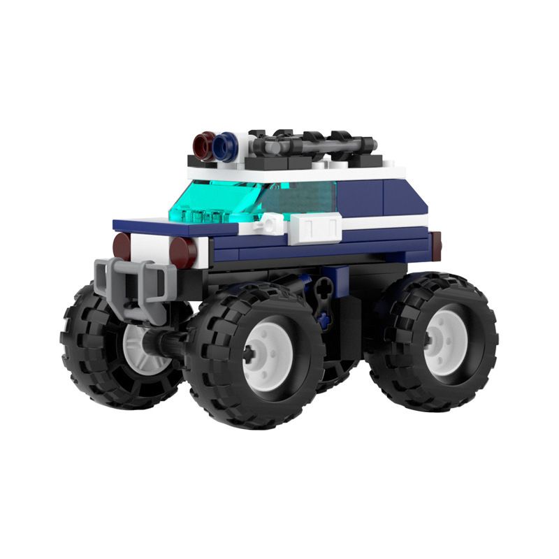 JAKI JK9032 9032 non  XE TẢI QUÁI VẬT ĐỊA HÌNH FENGTIAN KÉO LÙI bộ đồ chơi xếp lắp ráp ghép mô hình Racers THE UNIVERSE OF CARS Đua Tốc Độ 88 khối