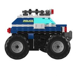 JAKI JK9032 9032 non  XE TẢI QUÁI VẬT ĐỊA HÌNH FENGTIAN KÉO LÙI bộ đồ chơi xếp lắp ráp ghép mô hình Racers THE UNIVERSE OF CARS Đua Tốc Độ 88 khối