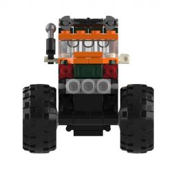 JAKI JK9030 9030 non  XE TẢI QUÁI VẬT ĐỊA HÌNH BENZ KÉO LÙI bộ đồ chơi xếp lắp ráp ghép mô hình Racers THE UNIVERSE OF CARS Đua Tốc Độ 97 khối