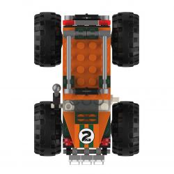 JAKI JK9030 9030 non  XE TẢI QUÁI VẬT ĐỊA HÌNH BENZ KÉO LÙI bộ đồ chơi xếp lắp ráp ghép mô hình Racers THE UNIVERSE OF CARS Đua Tốc Độ 97 khối