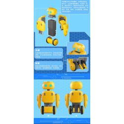 MouldKing 13100 Mould King 13100 non  ROBOT TIỂU LANG bộ đồ chơi xếp lắp ráp ghép mô hình  LON Kỹ Thuật Công Nghệ Cao Mô Hình Phương Tiện 495 khối