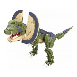 JIESTAR 92455 non  THẾ GIỚI KHỦNG LONG DICROSAURUS bộ đồ chơi xếp lắp ráp ghép mô hình 309 khối