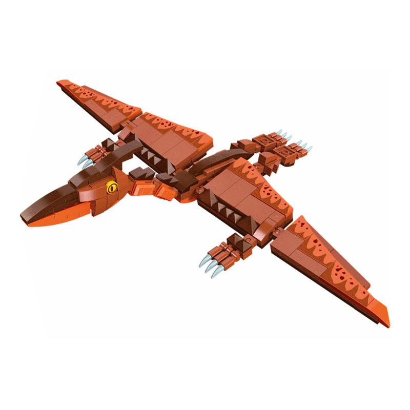 JIESTAR 92454 non  THẾ GIỚI KHỦNG LONG THẰN LẰN BAY bộ đồ chơi xếp lắp ráp ghép mô hình 242 khối