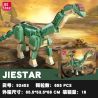 JIESTAR 92453 non  THẾ GIỚI KHỦNG LONG BRONTOSAURUS bộ đồ chơi xếp lắp ráp ghép mô hình 655 khối