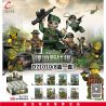 DILLON D71010 71010 non  CHIẾN TRANH VIỆT NAM BLOODY FIELD TRUNG ĐỘI 8 MINIFIGURES bộ đồ chơi xếp lắp ráp ghép mô hình Collectable Minifigures Búp Bê Sưu Tầm