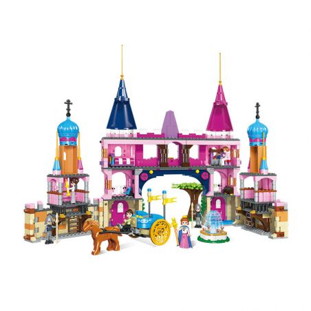 JIESTAR 20415 non  LÂU ĐÀI LÃNG MẠN CỦA NỮ HOÀNG bộ đồ chơi xếp lắp ráp ghép mô hình Queen Terina Nữ Hoàng Terina 1269 khối