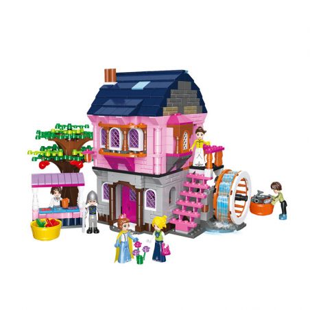 JIESTAR 20414 non  QUÊ HƯƠNG TERINA bộ đồ chơi xếp lắp ráp ghép mô hình Queen Terina Nữ Hoàng Terina 856 khối