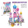 JIESTAR 20412 non  VƯƠNG QUỐC GIẤC MƠ CỦA NỮ HOÀNG bộ đồ chơi xếp lắp ráp ghép mô hình Queen Terina Nữ Hoàng Terina 623 khối