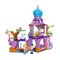 JIESTAR 20409 non  BỮA TIỆC SAU VƯỜN THƠ MỘNG bộ đồ chơi xếp lắp ráp ghép mô hình Queen Terina Nữ Hoàng Terina 506 khối