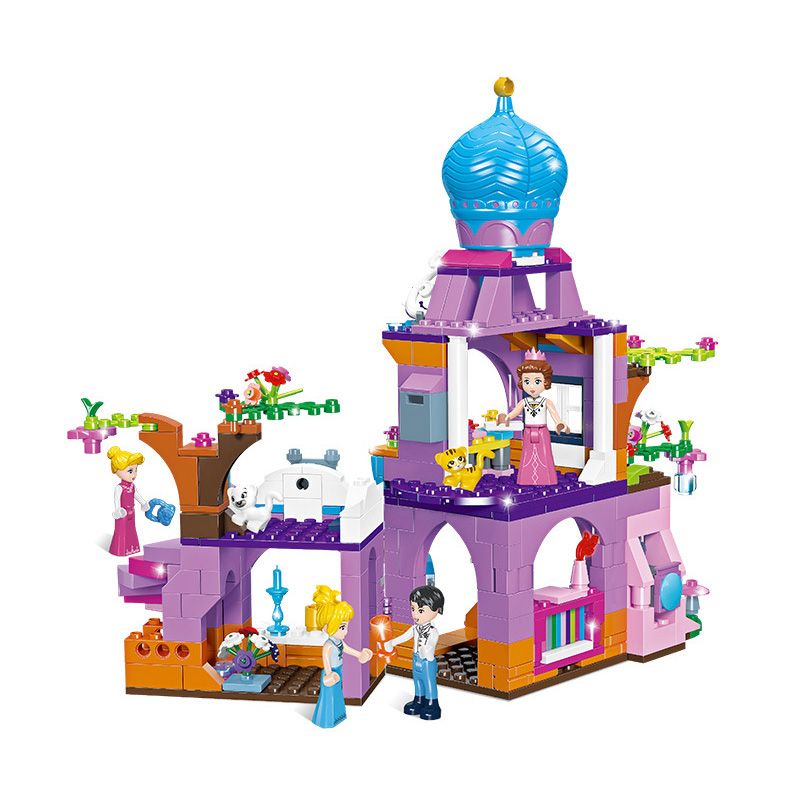 JIESTAR 20409 non  BỮA TIỆC SAU VƯỜN THƠ MỘNG bộ đồ chơi xếp lắp ráp ghép mô hình Queen Terina Nữ Hoàng Terina 506 khối