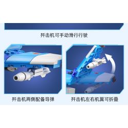 CADA DOUBLEE C56021 56021 non  CÁ MẬP BẦU TRỜI bộ đồ chơi xếp lắp ráp ghép mô hình Space Exploration Thám Hiểm Không Gian 426 khối